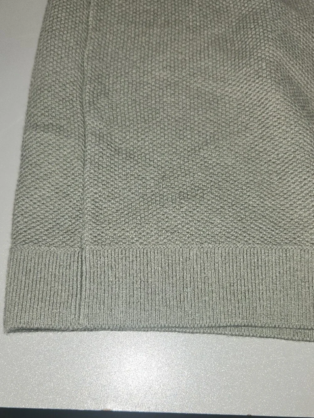 GAP Gray Polo with White Collar Stripe